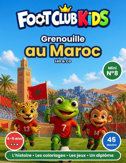 Couverture Mini du N°8, Grenouille au Maroc